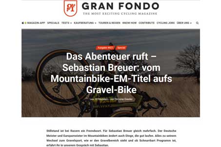 Sebastian Breuer: vom Mountainbike-EM-Titel aufs Gravel-Bike