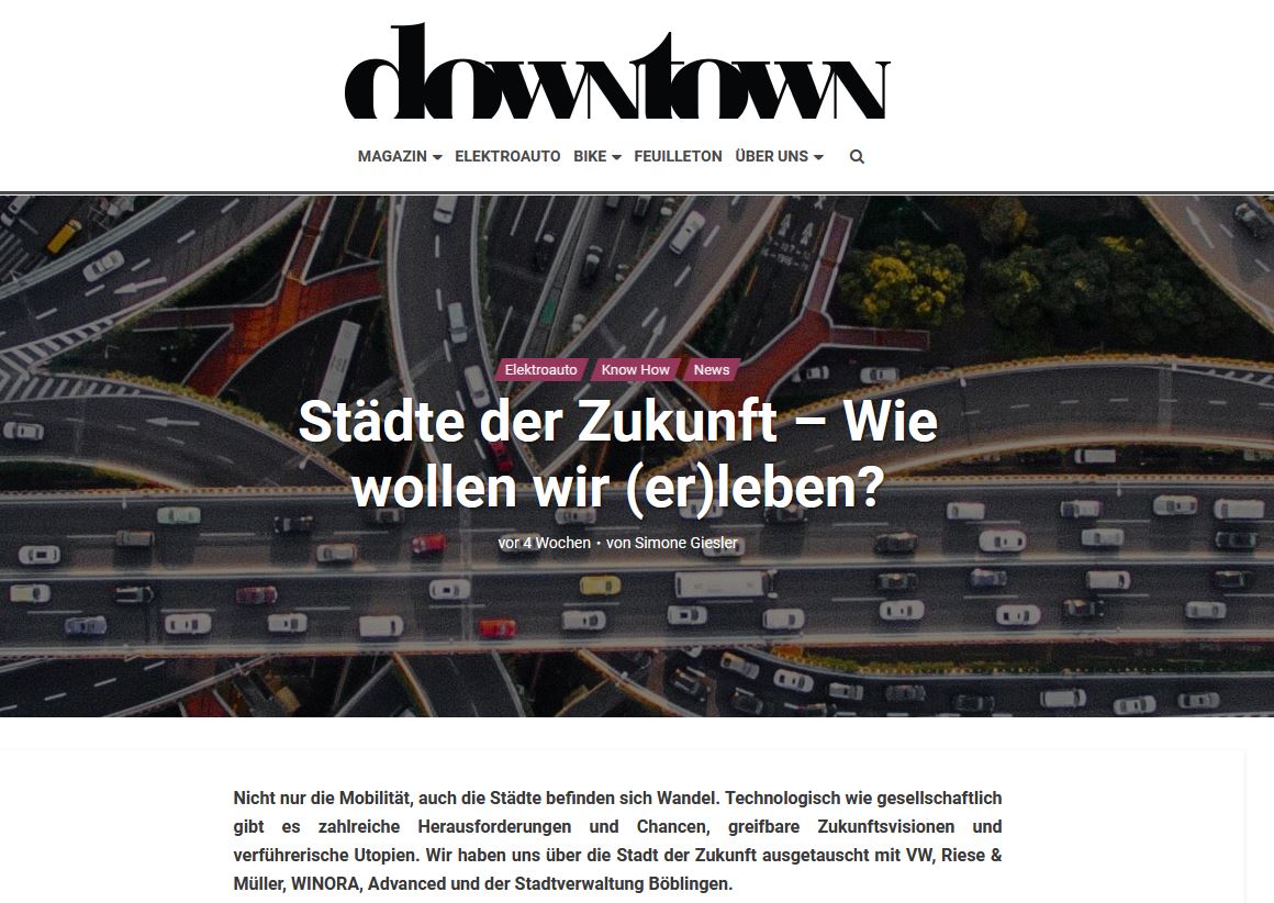 Städte und Straßen, Magazin Downtown