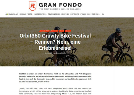 Artikel zum Gravel-Bike-Event